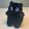 Gato negro (sentado)