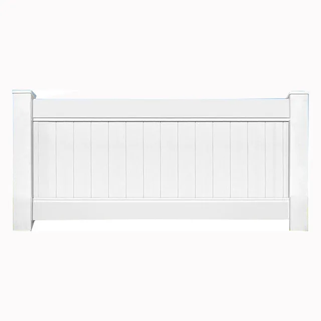 Eco-Friendly Rot Proof Easy Assembly Classic White Vinyl Privacy Fence Topper