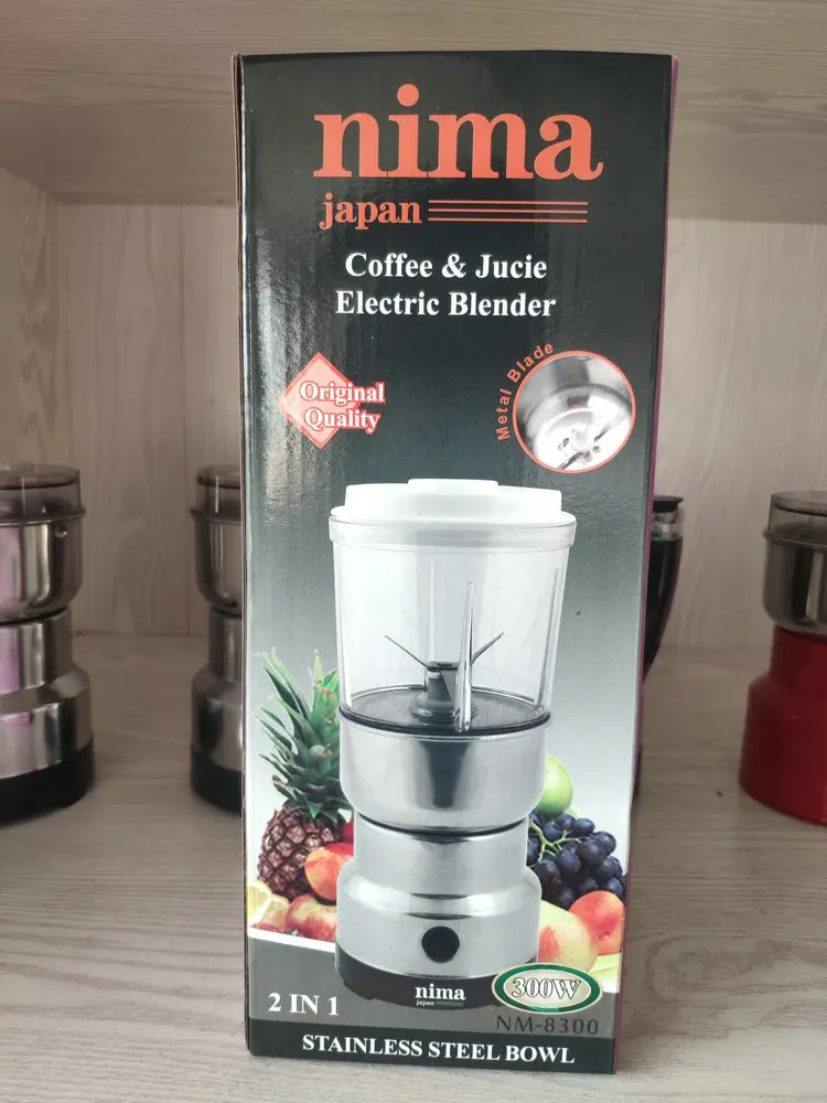 Nima 2 in 1 Electric Spice Grinder and Juicer - Silver