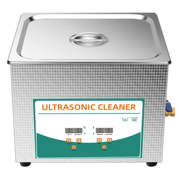 Ultrasonic Cleaners 15L Small Digital Household Ultra Sonic Cleaning Machine For Dental Jewelry Tooth Labs Glasses Industry