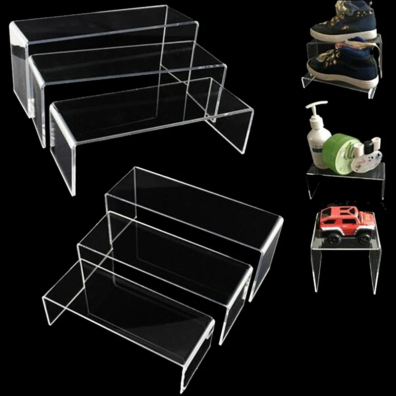 Shoe Display Riser Clear Acrylic Shoe Display Risers Stand High Heel Shoe Display Platform ...