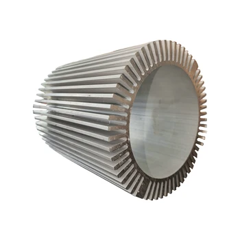 Customized aluminum heatsink extrusion copper pipe chemical etching aluminum anodized extruded fin heat sink