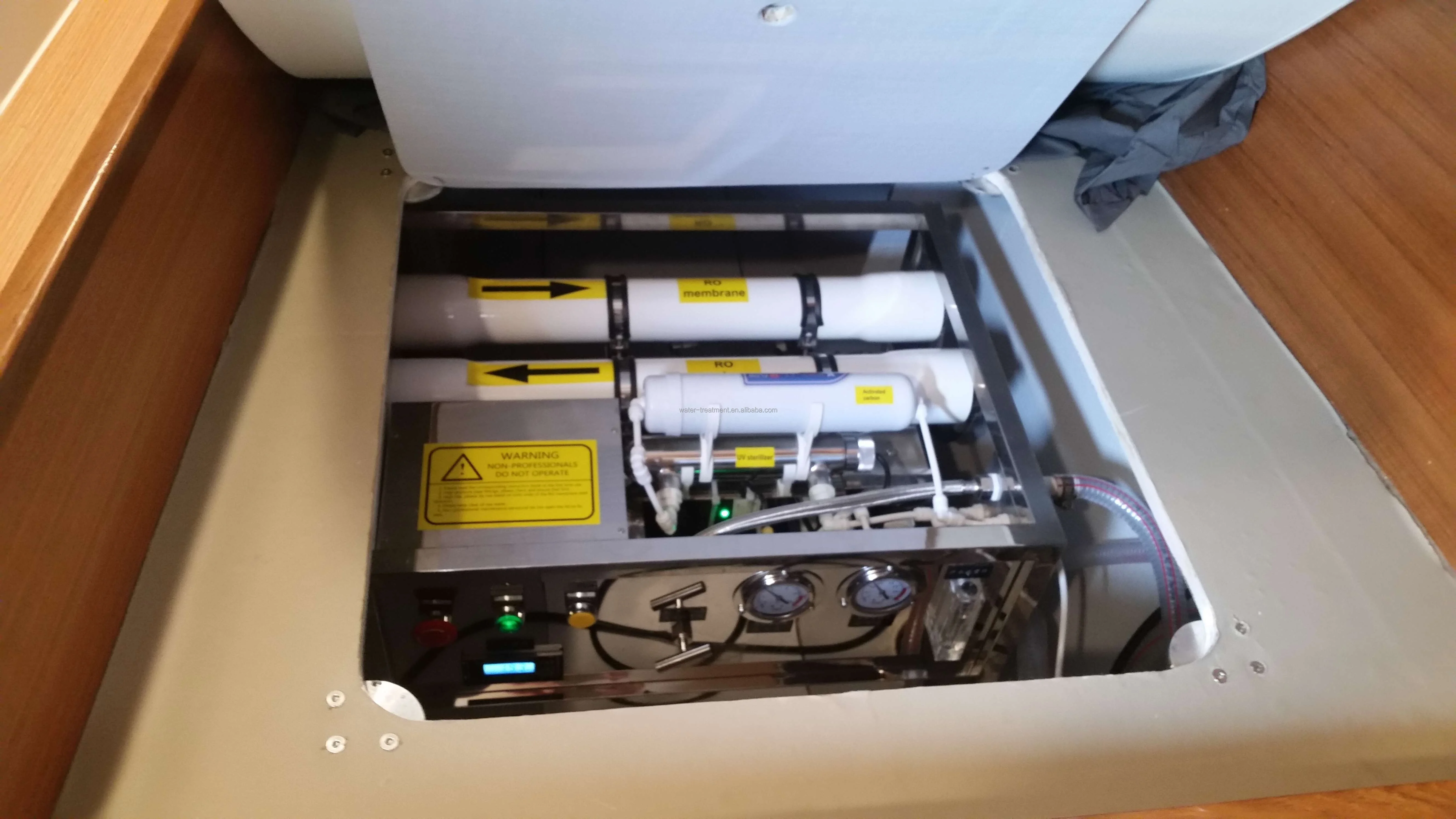 DC24V Solar Seawater Desalination Machine Small Size Boat Watermaker ...