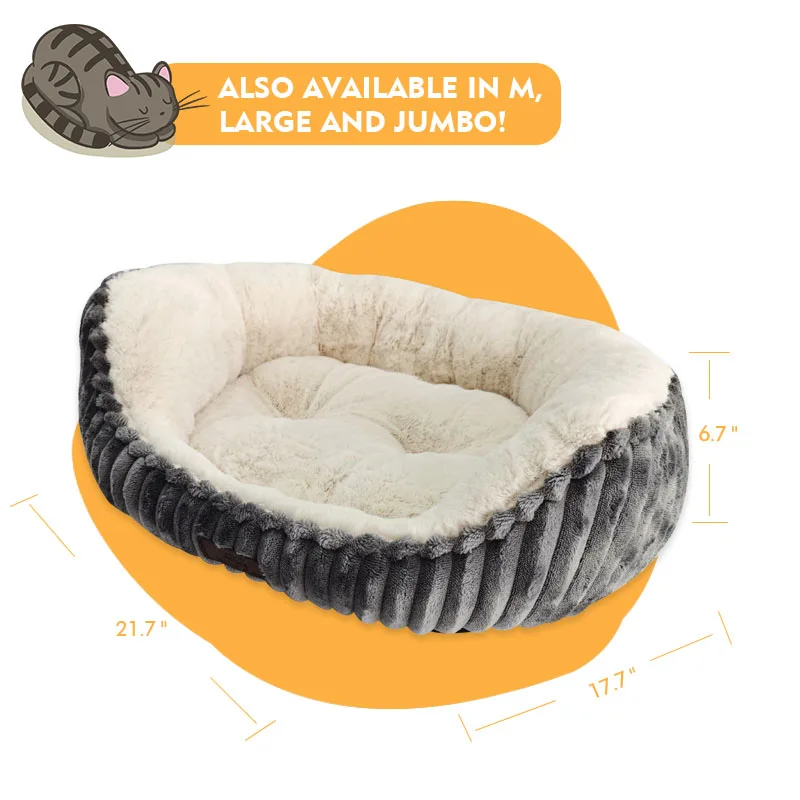 Customized funny cat bed Ultra Soft Washable Custom Eco Friendly Donut Luxury Dog Bed. details