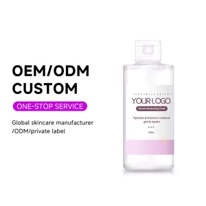 Wholesale OEM Skincare Lotion Vitamin E Facial Serum Moisturizing Pore Cleansing Oil Control Face Gel Glycerin Hydrating Toner