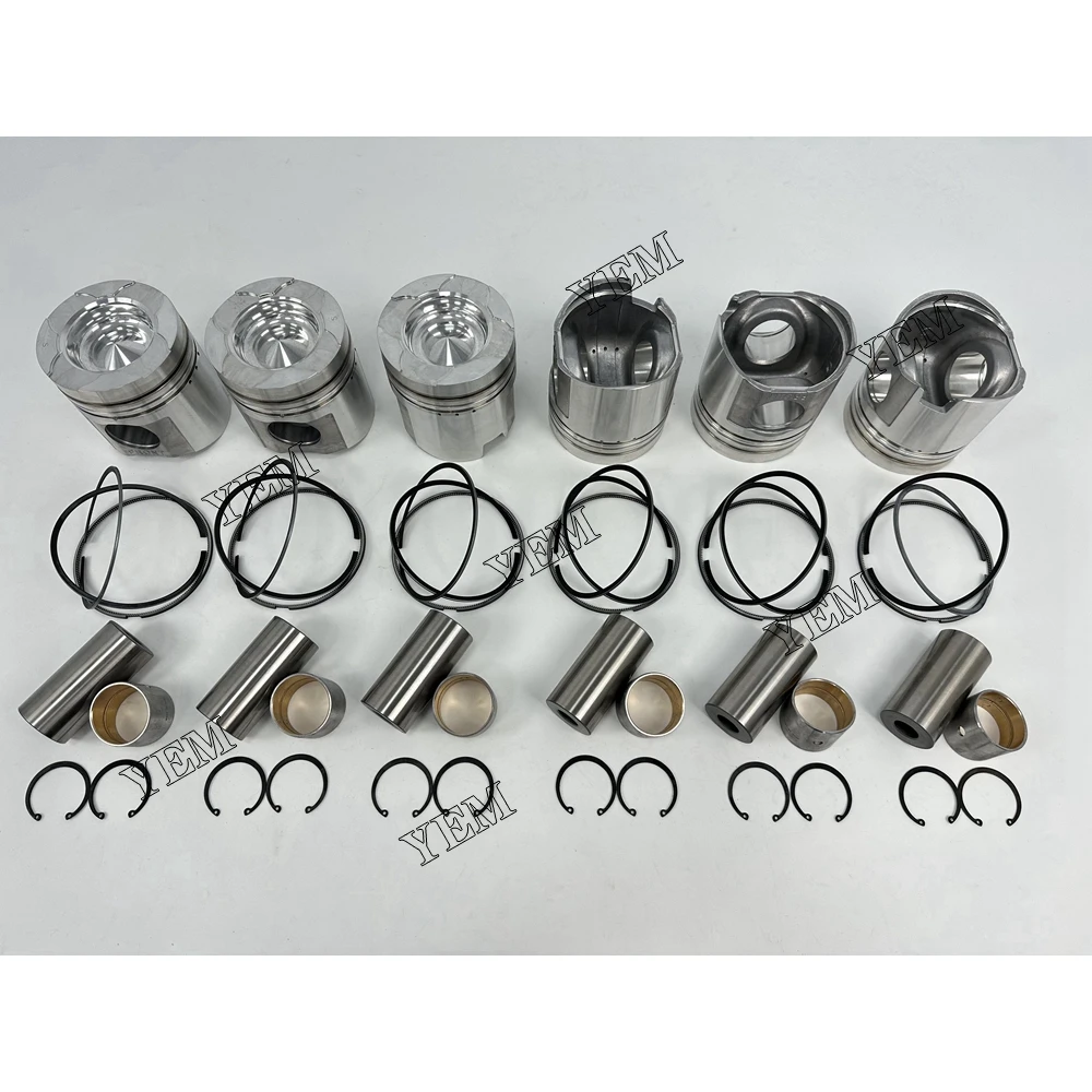 For Komatsu 6D125 Piston Rings Set Repair Parts Engine Replacement Parts 4