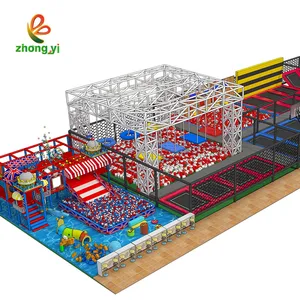 Hot Sale Ninja Warrior Jumper Obstacle Course Supplier for Adult Trampoline Park