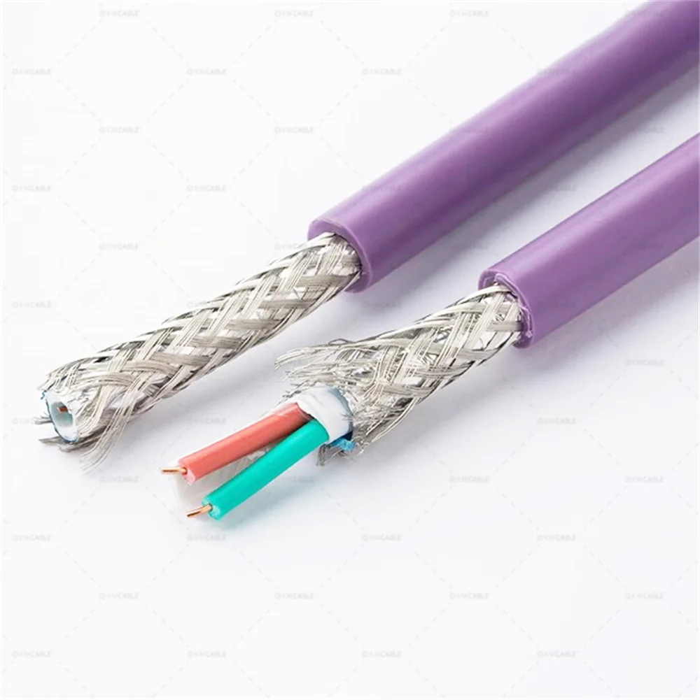 4 Core 20AWG Control Wire Shielded Twisted Pair Copper Electronics Power Cables,OME RS485 Siemens Bus DP Profibus Cable