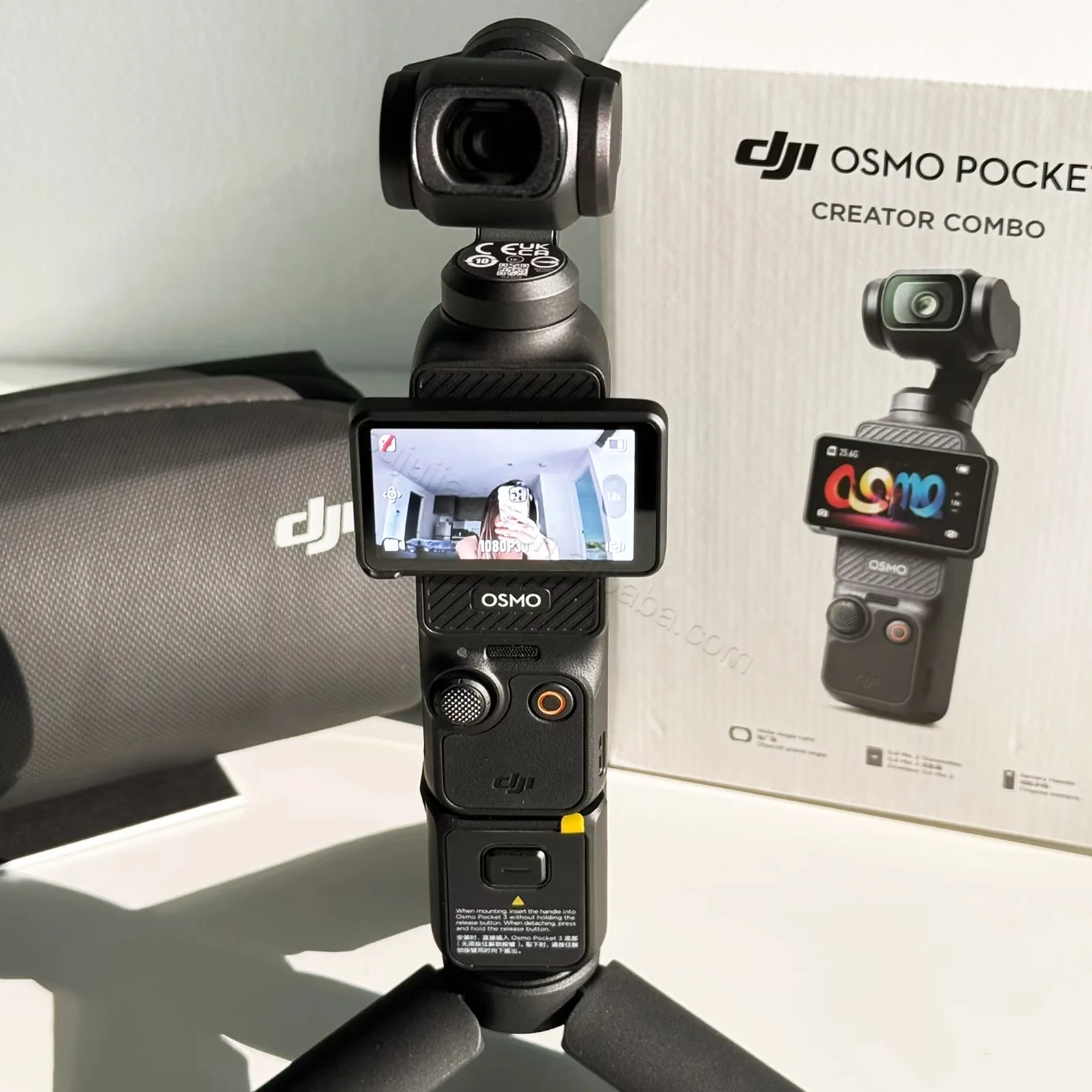 DJI Osmo Pocket 3 Combo: 4K Gimbal Stabilizer, 16 Dakikada Şarj