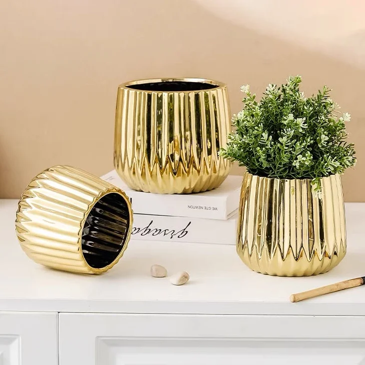 Unique Design Luxury Home Balcony Decoration Succulent Planter Stripe ...