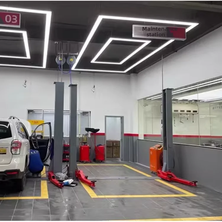 Car Beauty Auto Repair Shop Machine Repair Film Lighting Dedicated Circular Hanging LED IP20 Light 100-240V