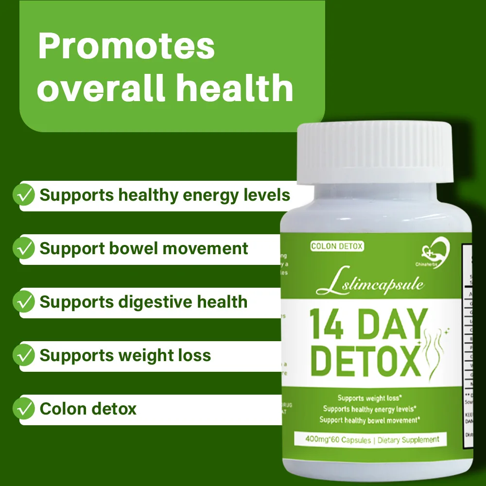 High Quality Natural Herbal Green Natural 14 Day Detox Slimming Pills ...