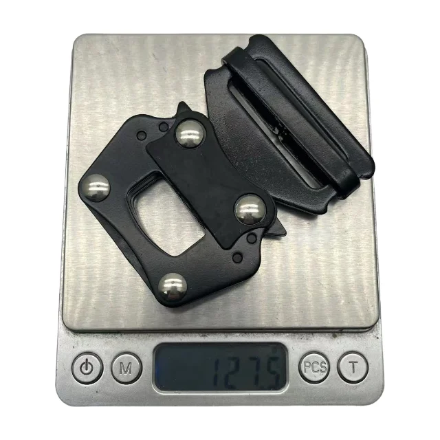 Aluminum 45mm Inner Width Quick Release Metal Strap Tactical Belt Glasses Rope Buckle