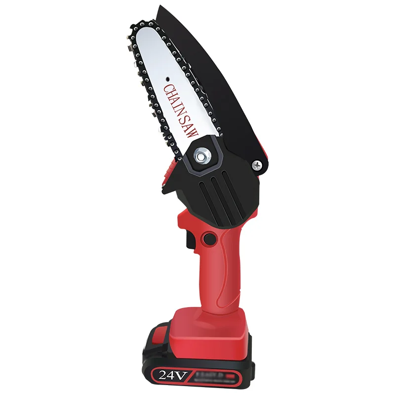 Электрическая цепная пила с 2 батареями 800 Вт 2000 мАч
