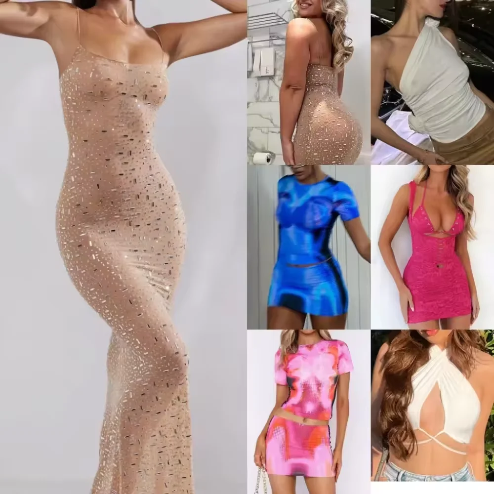 Factory New Summer Mixed Women's Clothing Wholesale Used Clothes Women's  Dress Bales Including Wedding Dresses Fashion World