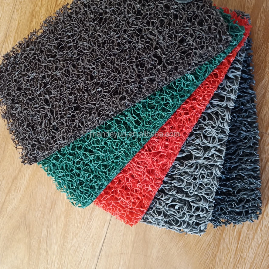 Customized Spaghetti Mat Unbacked PVC Vinyl Loop Mats Spaghetti Mat Unbanked for Canada