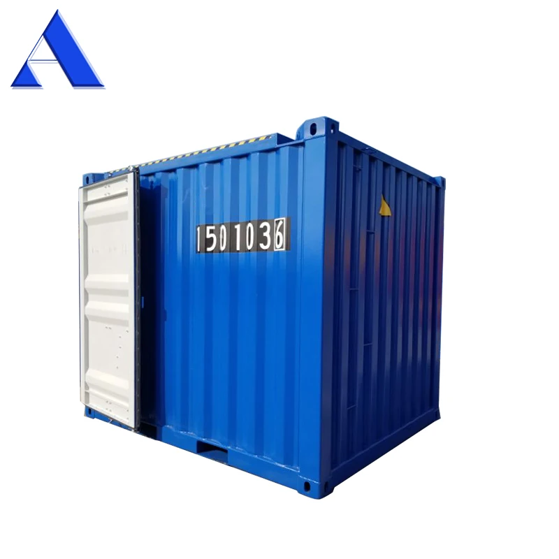 Стандартный грузовой контейнер DNV 2,7-1 CCU 10 футов длиной 10 футов, сухой закрытый морской контейнер