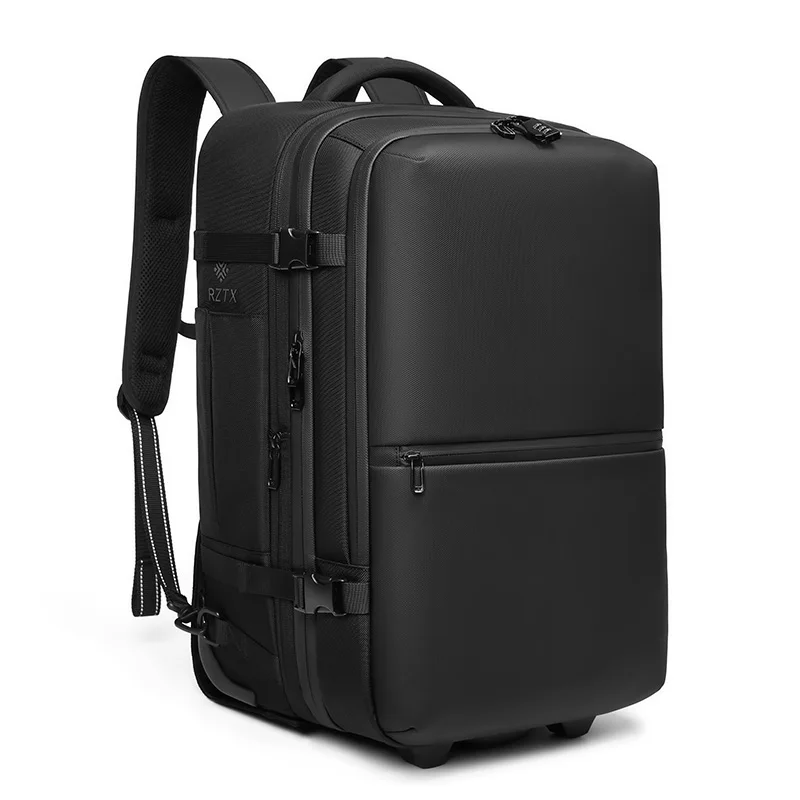 Trolley Bag With Roller Large Capacity Travel Duffel Bag Duffel Bag, Multifunctional Rolling Backpack Portable Business Backpack