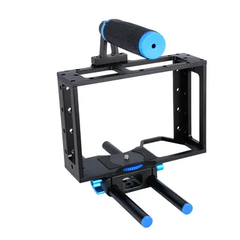 Yelangu Portable Photography Cage With 15mm Rod Rig for Nikon Pentax Canon 5D Mark II 7D 60D  C1 detail image
