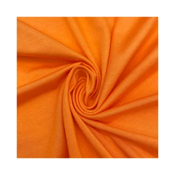 waterless dye soft vortex spandex knitted dyed 95%rayon 5%spandex fabric for T-shirt, base shirt