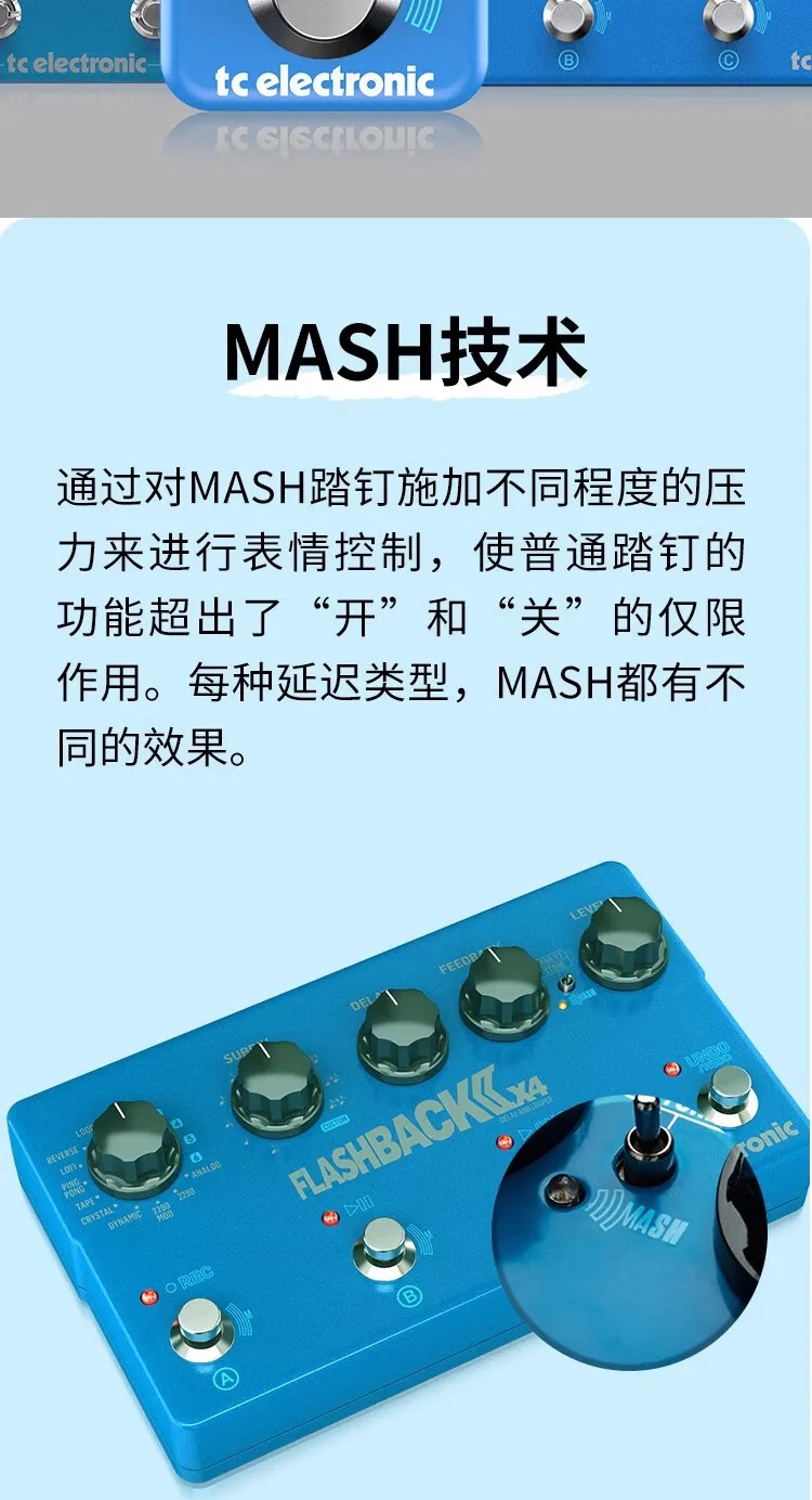 TC ELECTRONICS FLASHBACK 2 X4 DELAY Electric Guitar Bass Distortion Single  Block Effect Offers Guitar Effect| Alibaba.com