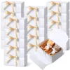 White Gift Box(Gold Ribbon)