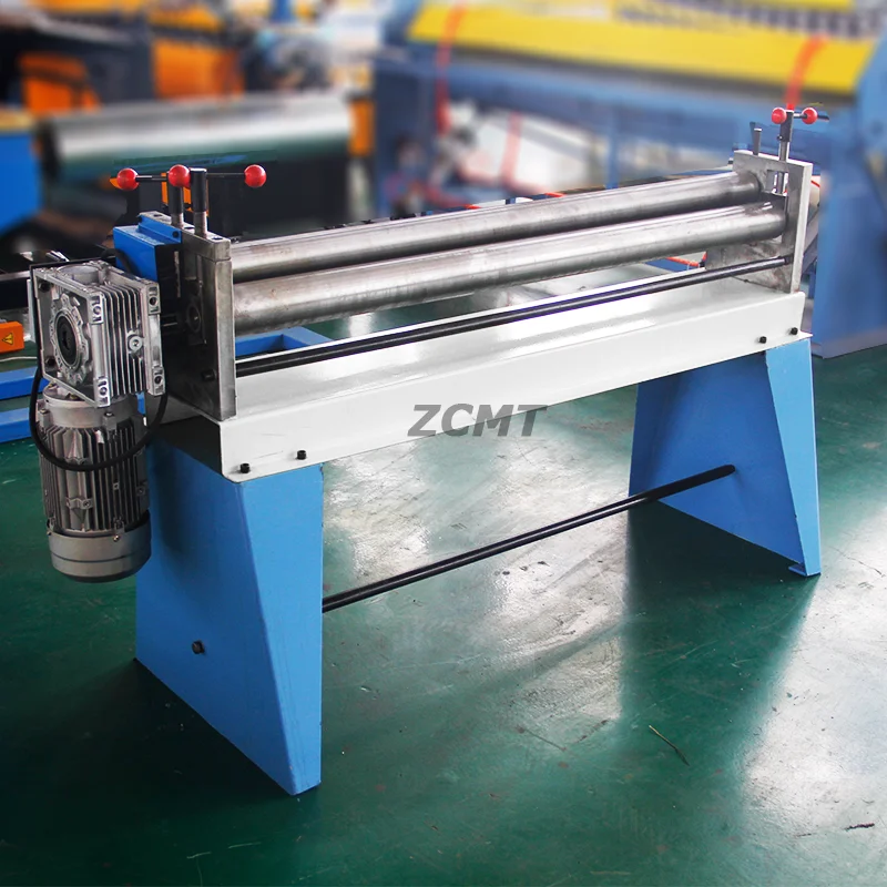 Manual Sheet 3 Roller Rolling Bending Machine Good Price HVAC Duct Mechanical for Construction Galvanized Sheet Metal