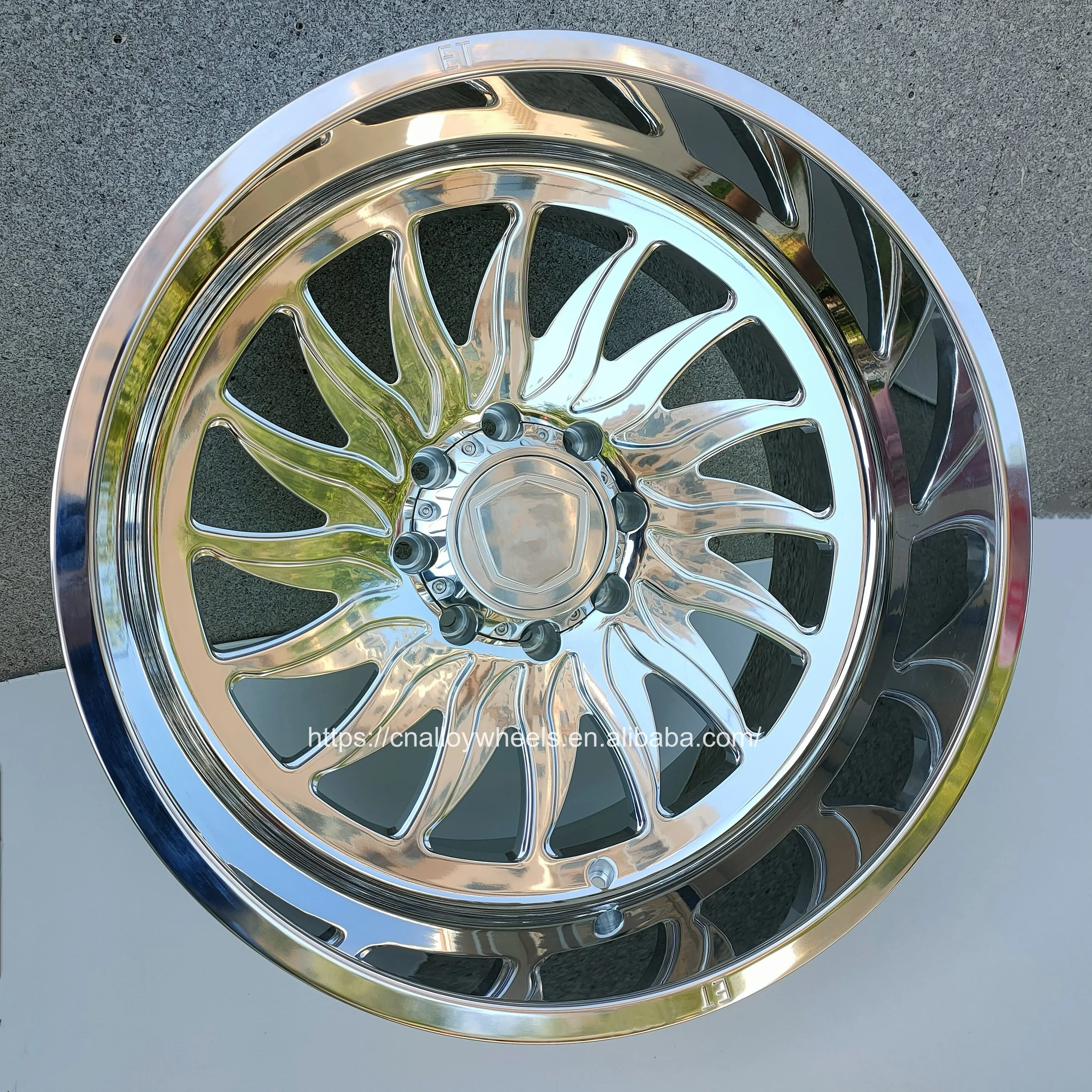 Polished Floating Caps Forged Truck Wheels for Ford RAM