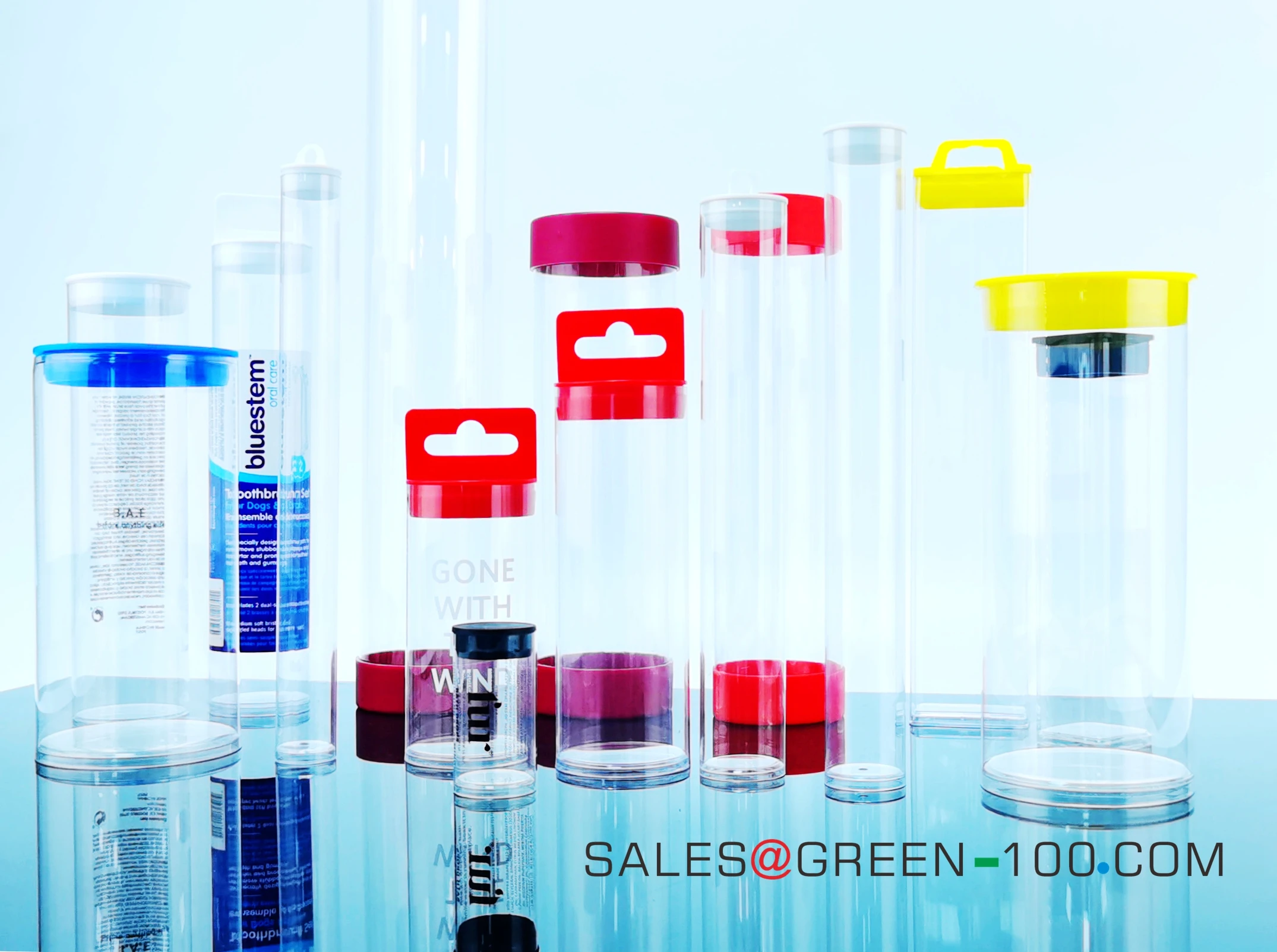 Custom Food Grade Recyclable And Degradable Round Acetate Plastic Box