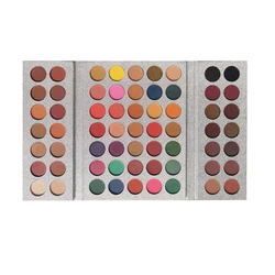 63 color foldable eyeshadow private custom logo makeup eyeshadow palette