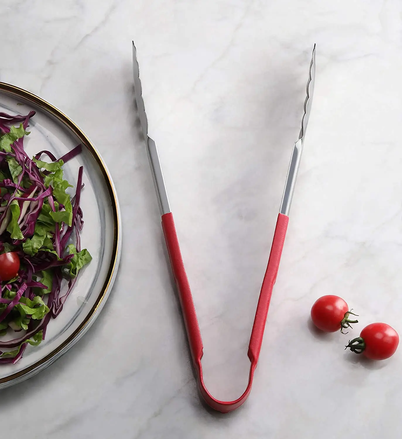 12-Inch Stainless Steel Utility Spring Tongs| Alibaba.com