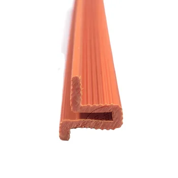 customize design plastic products non-toxic materials PVC profiles plastic extrusion ABS triangle profile