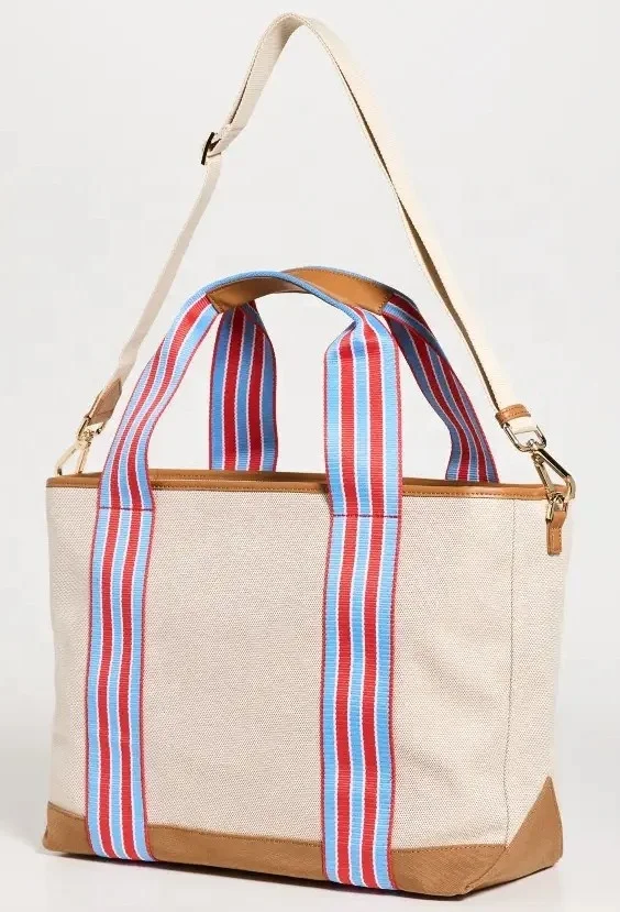 Open Top Women Deluxe Canvas Tote Bags Daily Essentials