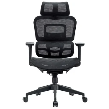 BIFMA Luxury Sillas De Oficina Comfortable High Back Swivel 3D Adjustable Computer Ergonomic Executive Full Mesh Office Chair