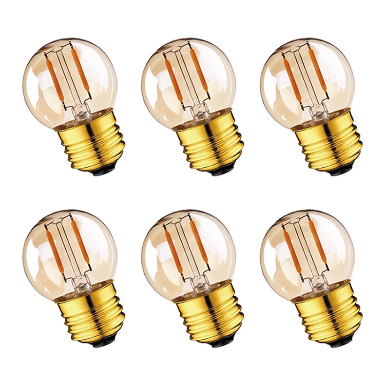 Mini Led Filament Bulbs Edison Bulb Led Filament Lamp E27 E26 Ce Office Replacement Bulbs For