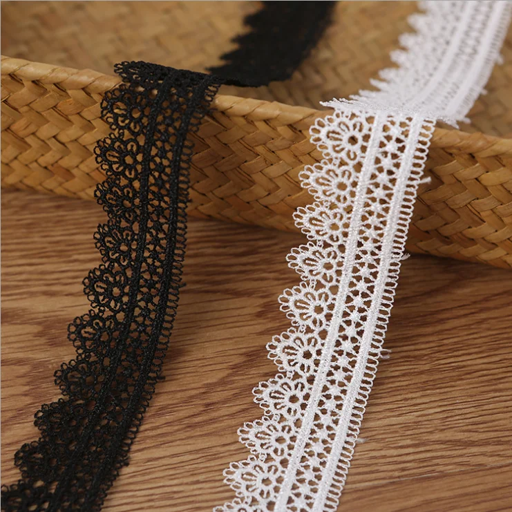 milk silk lace ribbon cotton webbing