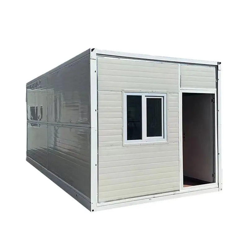 China Prefabricated Fast Foldable Portable 20ft 40ft Flat Pack Mobile Container Tiny House Homes Living Rooms Office