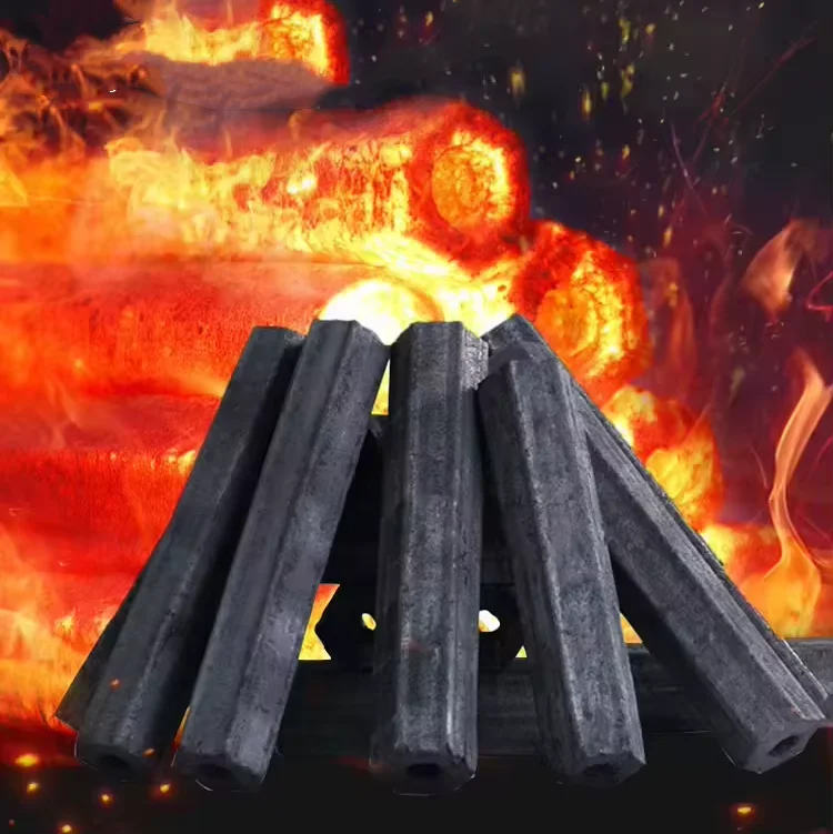 FireMax Mechanism Charcoal Price Per Ton of Charcoal Hexagon Machine Press Coal Sawdust BBQ Briquettes High Quality Charcoal