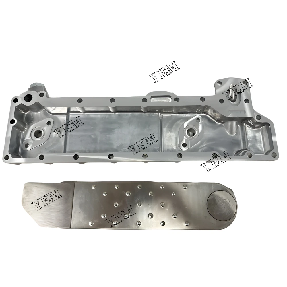 Engine Spare Parts 4BD1 Oil Cooler Core and Cover for Isuzu 6