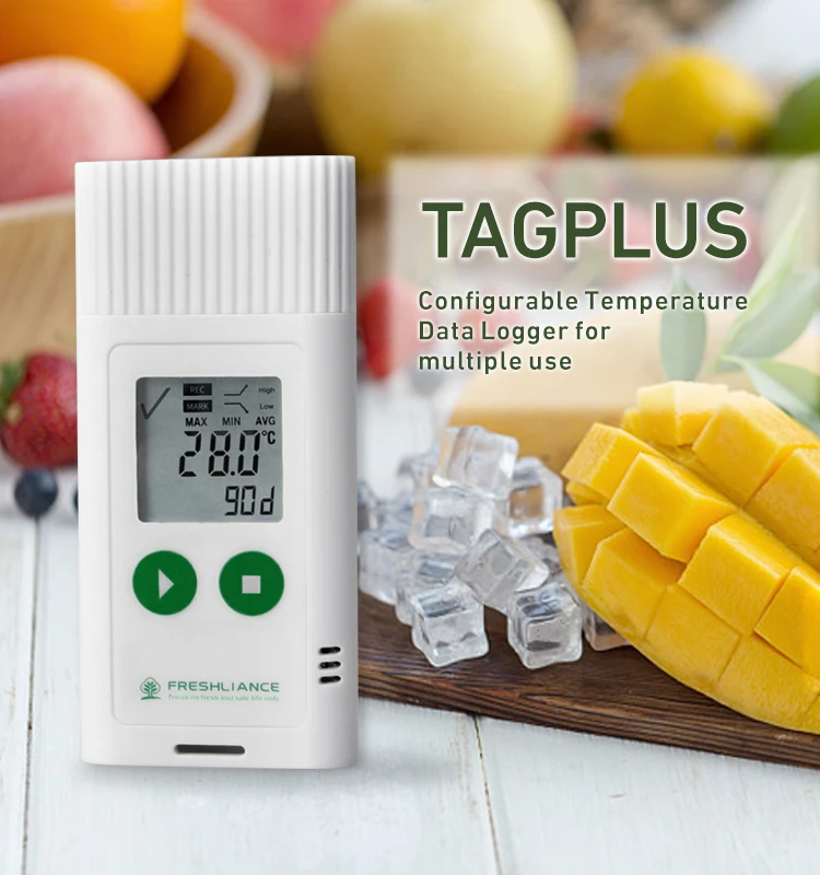 Fresh TagPlus Paperless Temperature Data Logger Temperature Recorder
