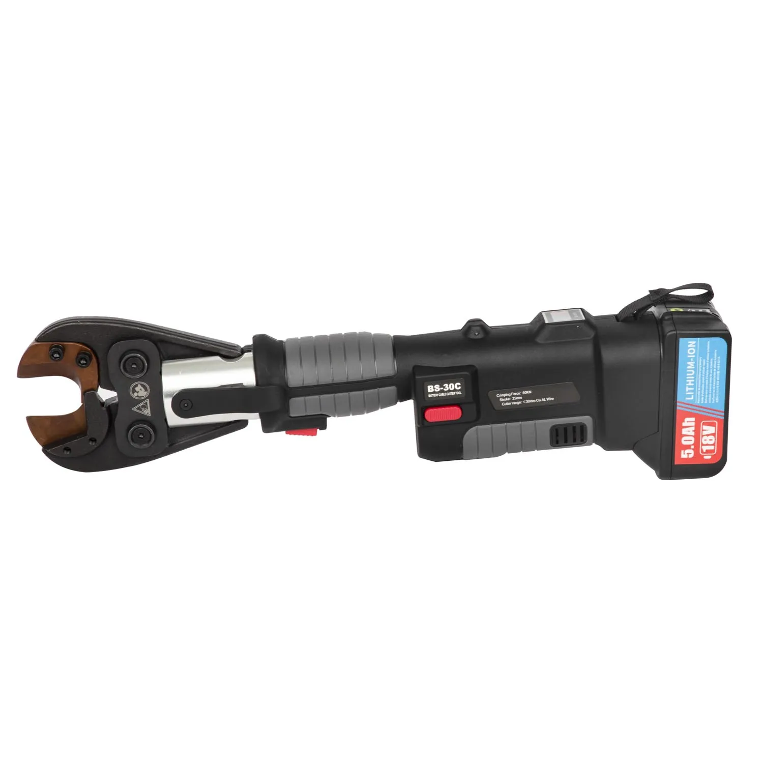 BS-30C Ergonomic Design Cable Bolt Cutters Hydraulic Electric Battery Powered Cutting Tool