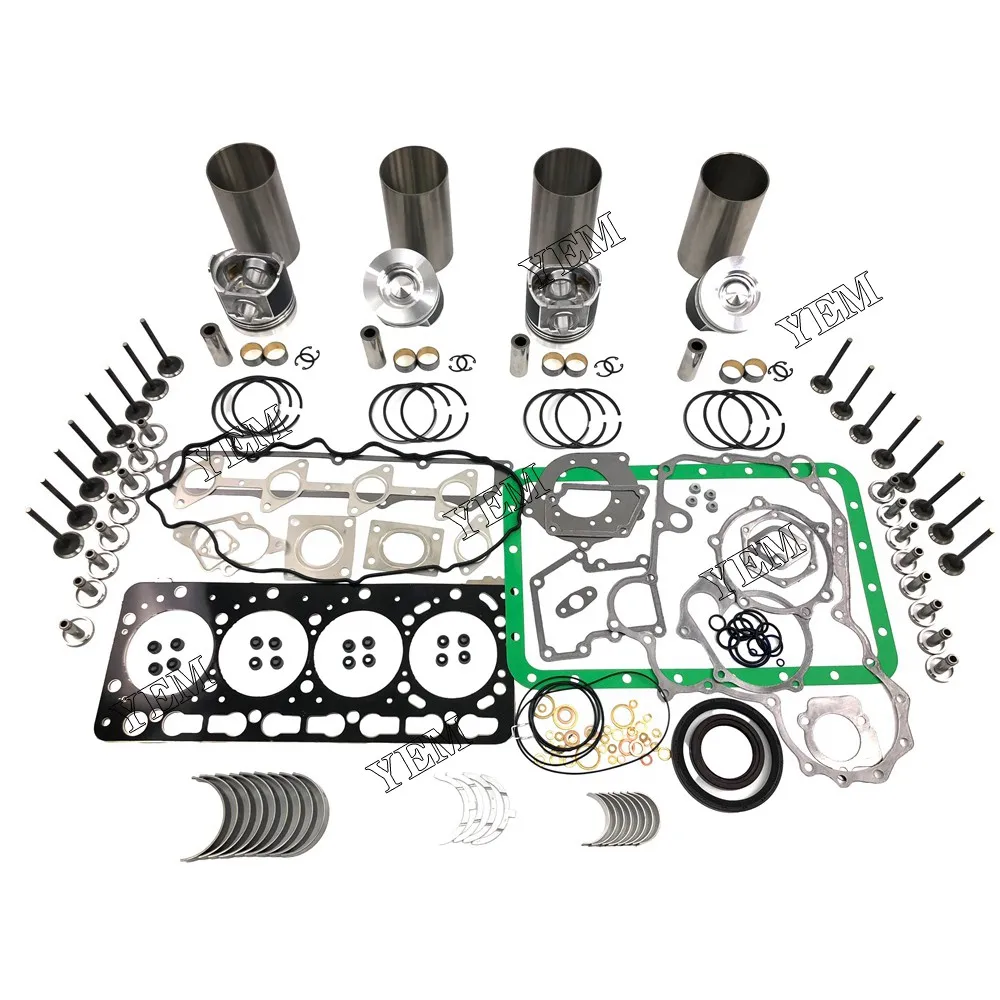 V3300 Overhaul Kit for Kubota Excavator Engine 4