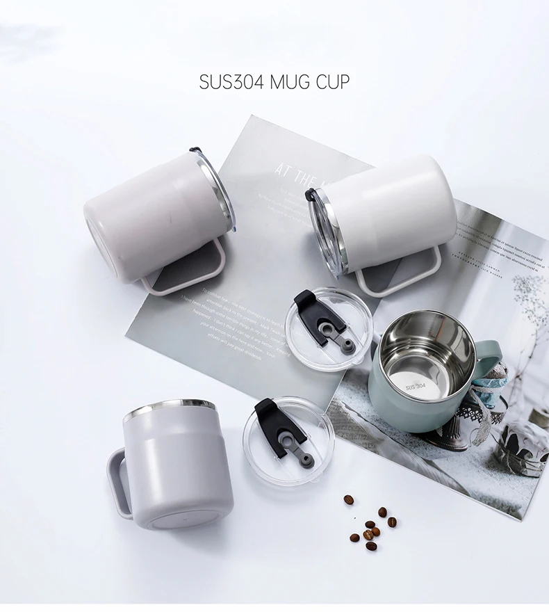 Double Wall Vacuum Stainless Steel Insulated Leakproof Coffee Mug With ...