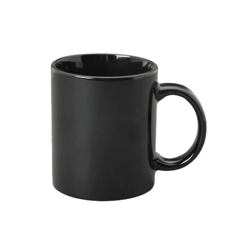 Customizable Beatiful Simple Plain Unique Luxury 11 15 oz Sublimation Ceramic Mugs Matte Black Coffee Mug Custom logo