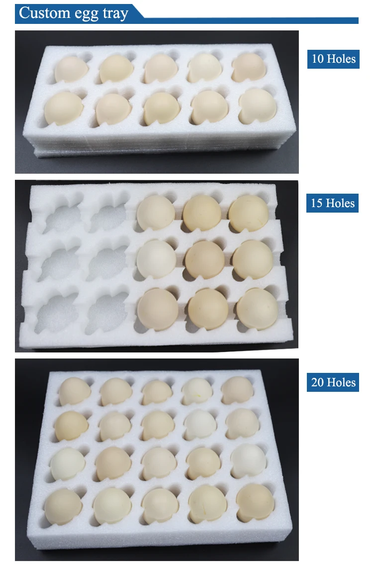 工厂定制高品质epe泡沫蛋托保护30个鸡蛋托盘可生物降解插入盒包装