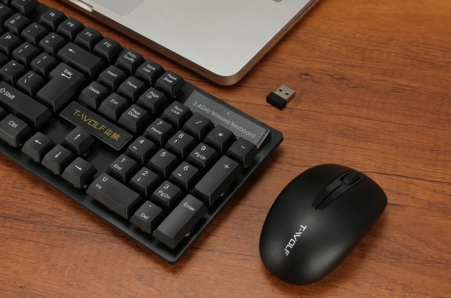 Thunder Wolf TF100 Wireless Keyboard and Mouse Set Business Office Home Set
