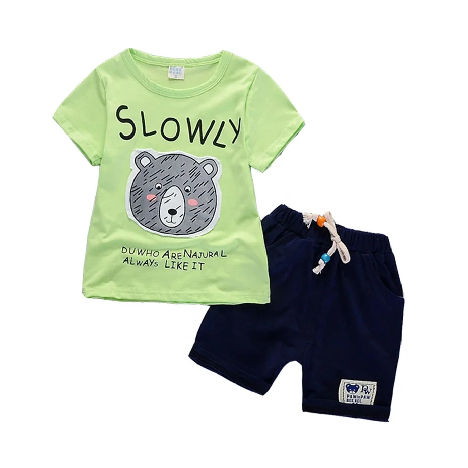 Ss735b Latest Design Children Boutique Clothing Sports Suit Kids