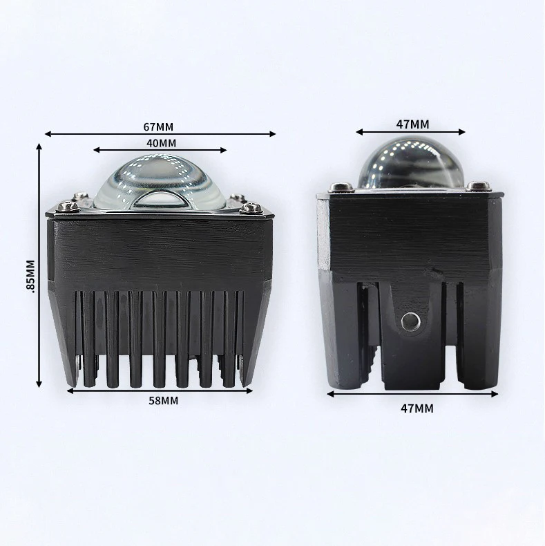 High quality motorcycle general two-color LED headlight multi-function LED spotlights