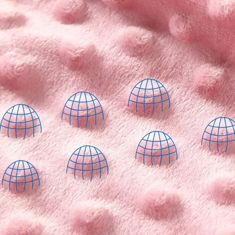 China Supplier Super Soft Baby Blanket Double Layers Mink Blanket Kids