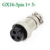 GX16-3pin 1+ 3- Plug